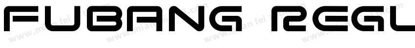 Fubang Regular字体转换